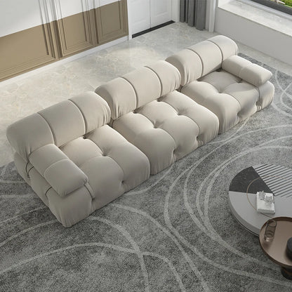 104" Minimalist Modular Sectional Sofas 3 Seats Sofa Sets for Office Apartment