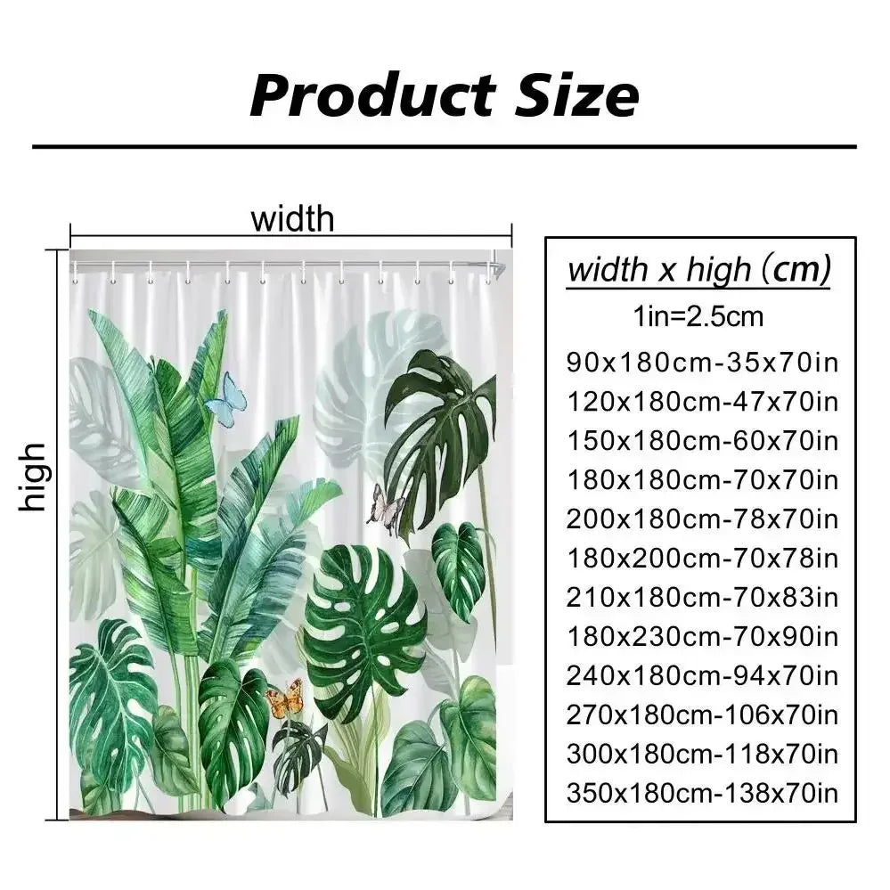 Striped Shower Curtain, Colorful White Modern Fashion