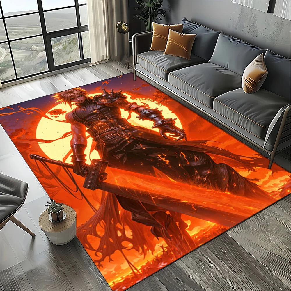 27 Style New Sephiroth Final Fantasy Games Cloud Tifa Aerith Carpet