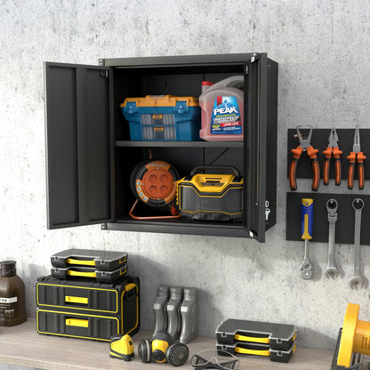 Metal Garage Storage Cabinet Wall Mounted Organizer