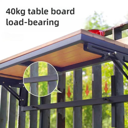 Wooden Outdoor Tables Garden Portable Folding Side Table