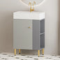 21.6" Bathroom Vanity with Single Sink, Standing Cabinet W /  Side Storage