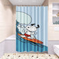 Snoopy Anime Shower Curtain, Bathroom Accessories