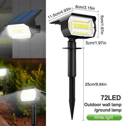 LED Solar Landscape Lights Outdoor Waterproof W / 3 Modes for Yard Lawn Walkway
