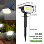 LED Solar Landscape Lights Outdoor Waterproof W / 3 Modes for Yard Lawn Walkway