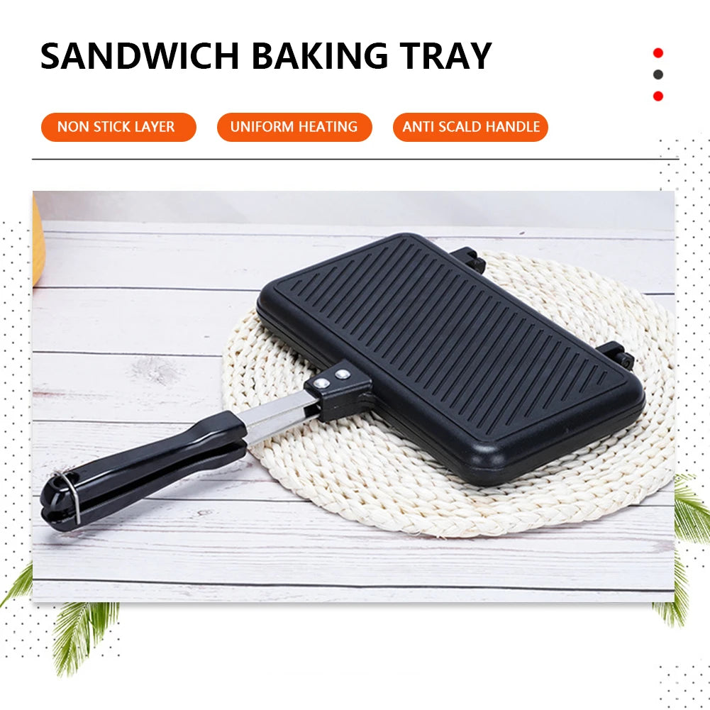 Nonstick Sandwich Baking Pan Multi-function Bread Toast Frying