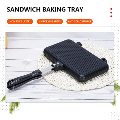 Nonstick Sandwich Baking Pan Multi-function Bread Toast Frying