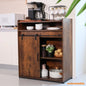 Coffee Bar Cabinet/Table, 32" Buffet Sideboard