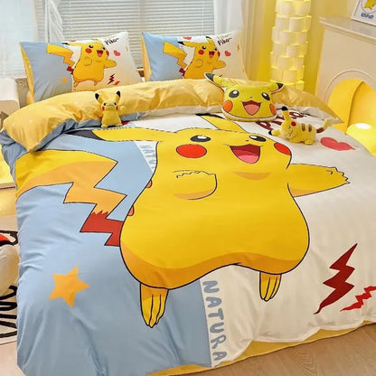 Pokémon Series Eevee Dragon 100% Cotton 4-piece set