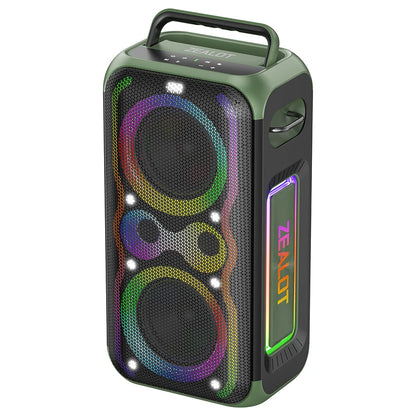 200W Bass Speaker Wireless Bluetooth, 48000mAh Battery, Multi-Device Support, RGB Glow Great for Gift-Giving Birthday/Christmas