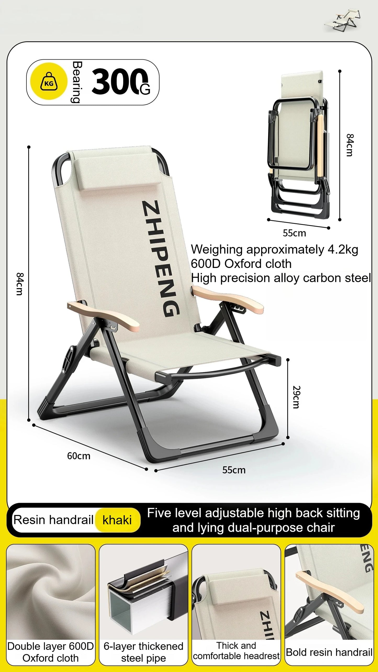 Camping Outdoor Furniture Folding Beach Chairs Outdoor