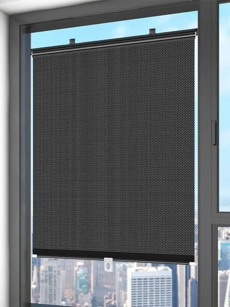 Universal Roller Blinds Nail-free Suction Cup Sunshade Easy to Install