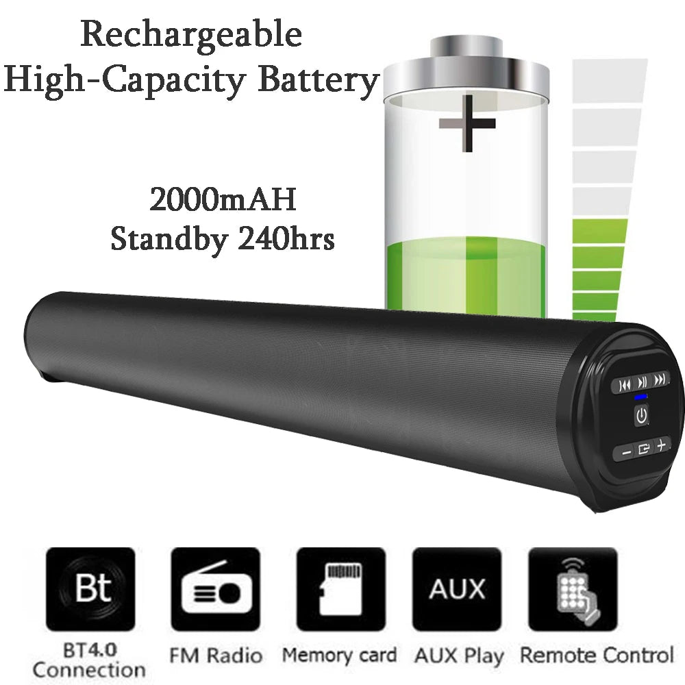 Wireless Bluetooth Sound Bar Speaker System Wireless
