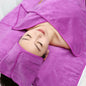 3Pcs Beauty Salon Fiber Towel Set Turban+ Towel + Pillow Cover Towels