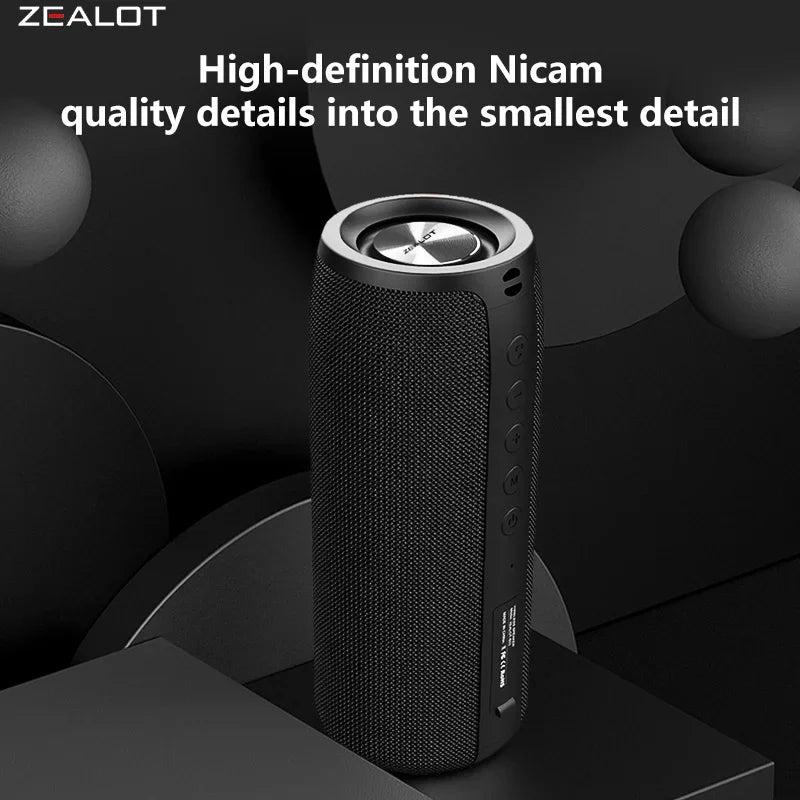 Portable Speaker S51 20W Power 1800mAh Battery 10 Hours Playtime Compact Wireless Bluetooth Speaker for Music And Calls.