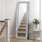 Decor Mirrors Rectangle Venetian Wall Mirrors Polished Crush Crystal Diamond Edge