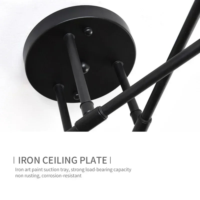 6-pack White Ceiling LED Ceiling Light, Modern Living Room