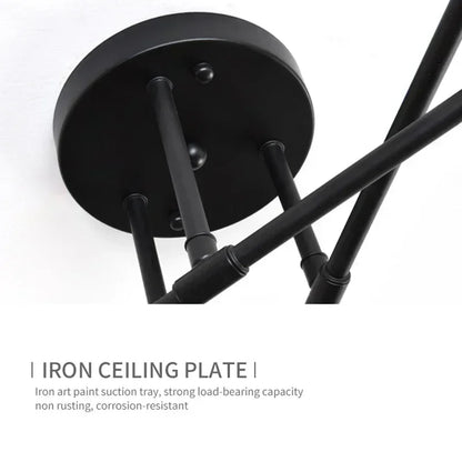 6-pack White Ceiling LED Ceiling Light, Modern Living Room