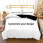 New Custom Bedding Set Customized 3D Printed Duvet Cover Sets with Pillowcase