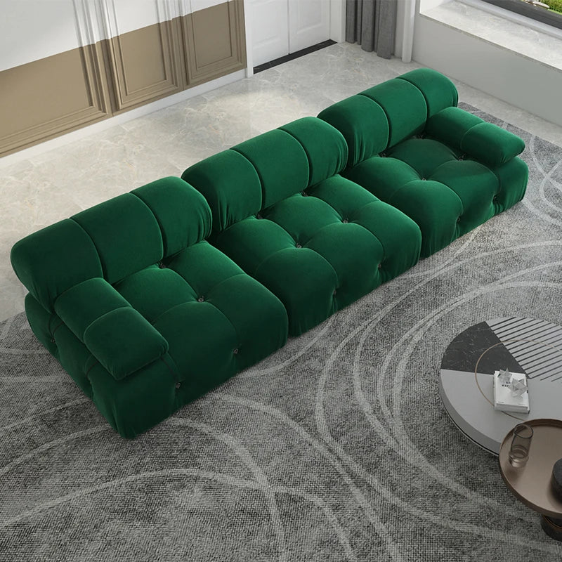 104" Minimalist Modular Sectional Sofas 3 Seats Sofa Sets for Office Apartment
