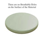 Premium Memory Foam Round Cushion PU Leather