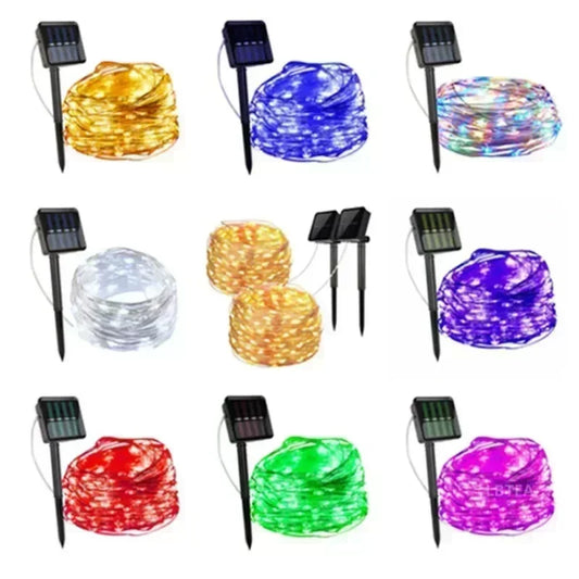 Solar Led Fairy Light Outdoor Festoon Led Waterproof Garland String Lights