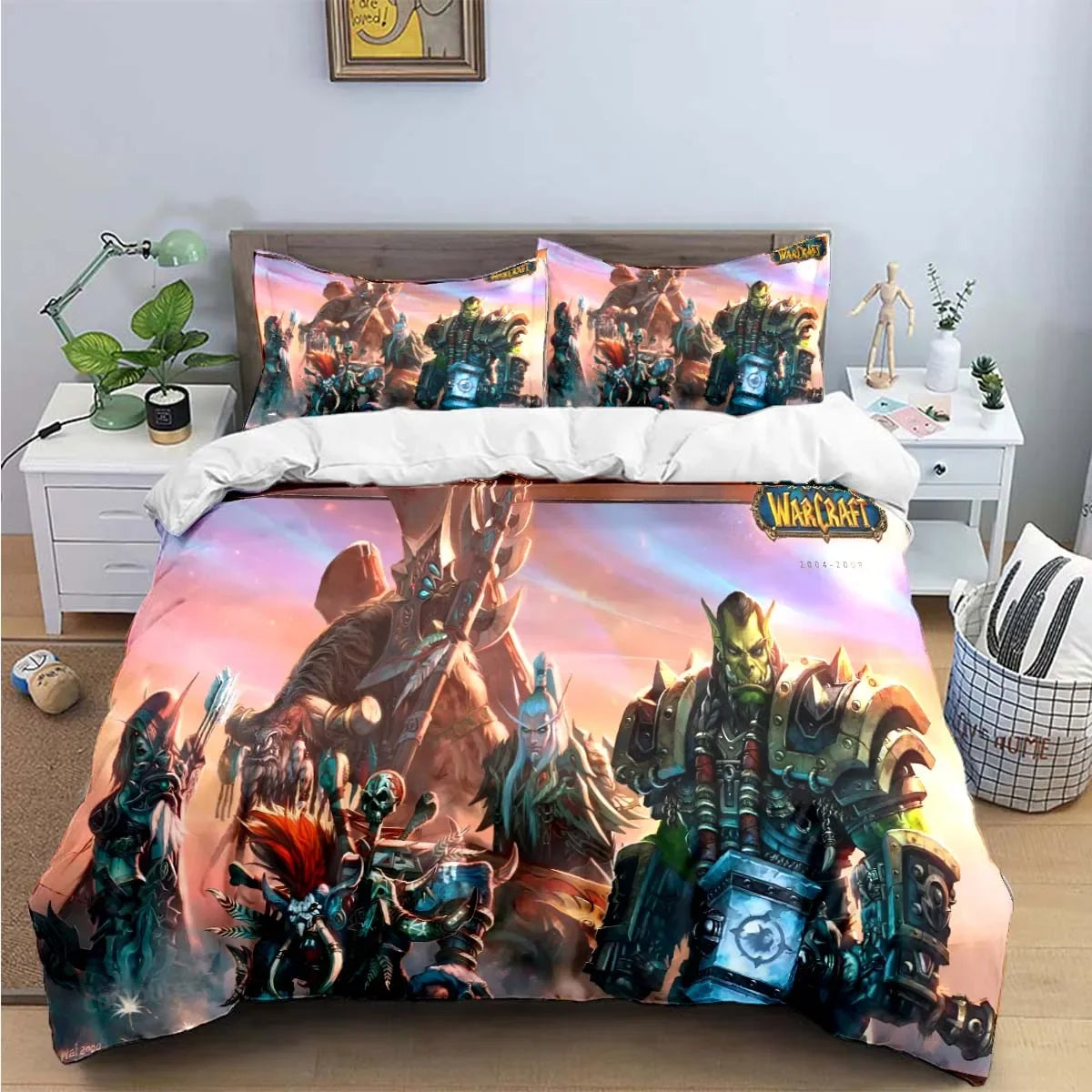 Hot Fashion 3D Game W-Warcraft Print Bedding Sets Bed Supplies