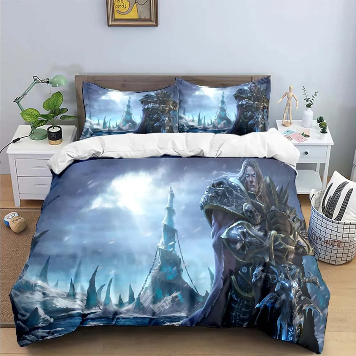 Hot Fashion 3D Game W-Warcraft Print Bedding Sets Bed Supplies