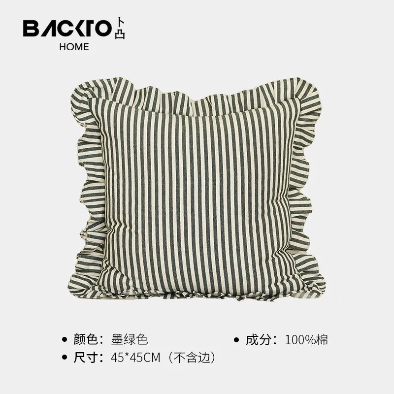 Candy Series 100% Cotton Pillowcase Nordic Style Sofa Living Room