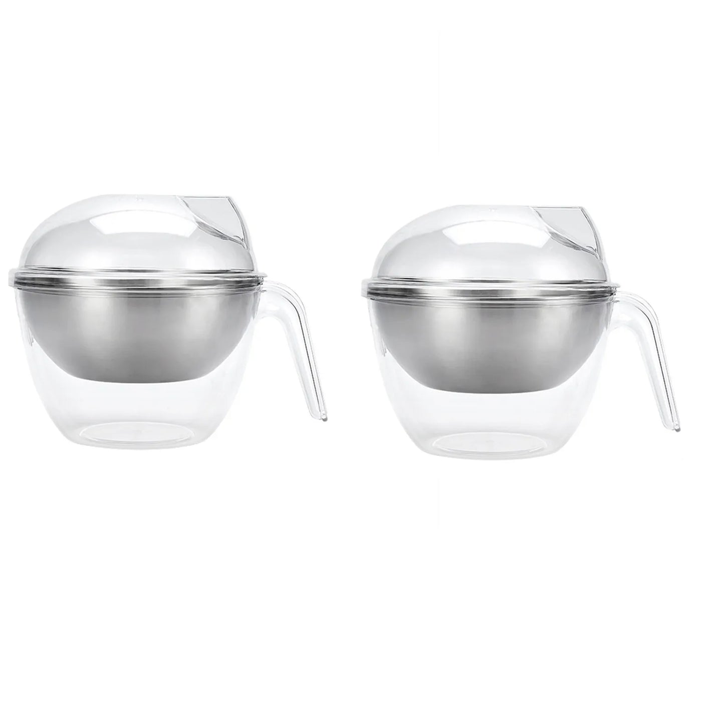 2 Pcs 50oz Large Capacity Cold Serving Dish