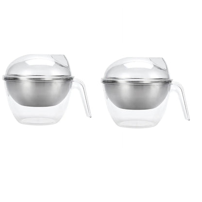 2 Pcs 50oz Large Capacity Cold Serving Dish