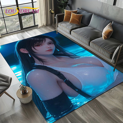 2025 New Style Final Fantasy Games Cloud Tifa Aerith Carpet