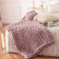 Handmade Chunky Knit Blanket Large