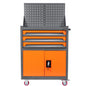 Industrial Steel Tool Cabinet W / Wheels Multi-Drawer