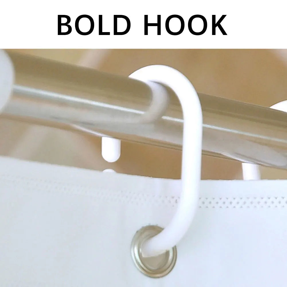 Shower Curtain Liner PEVA Square Shower Liner Plastic Waterproof Shower Curtains with Holes Modern Bathroom Partition Curtain