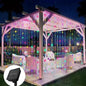 Outdoor Solar Curtain Light 3x3M 300Leds Holiday Decorations Garland