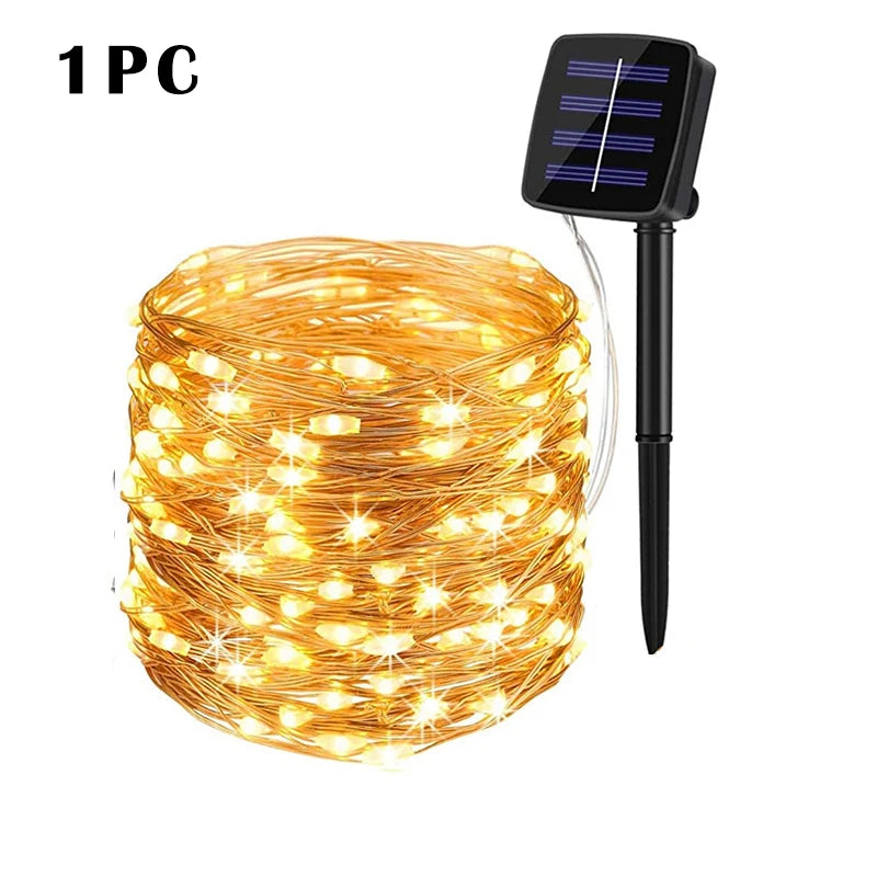 LED Solar Light Outdoor Garden Fairy String Light Led Twinkle