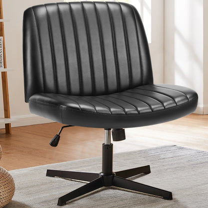 JHK Cross Legged Office Living Room Rocking Gaming Chair Adjustable Swivel