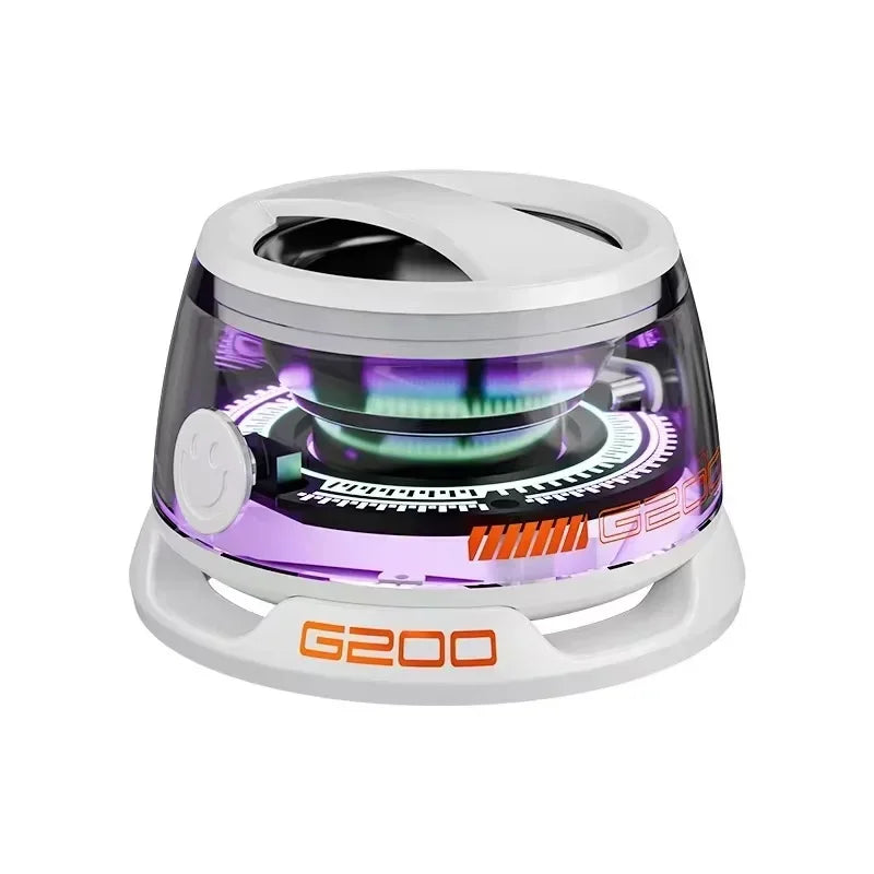 G200 Portable Bluetooth Speaker: Bluetooth 5.3 + RGB Ambient Light, long battery life and Magnetic Phone Stand Function