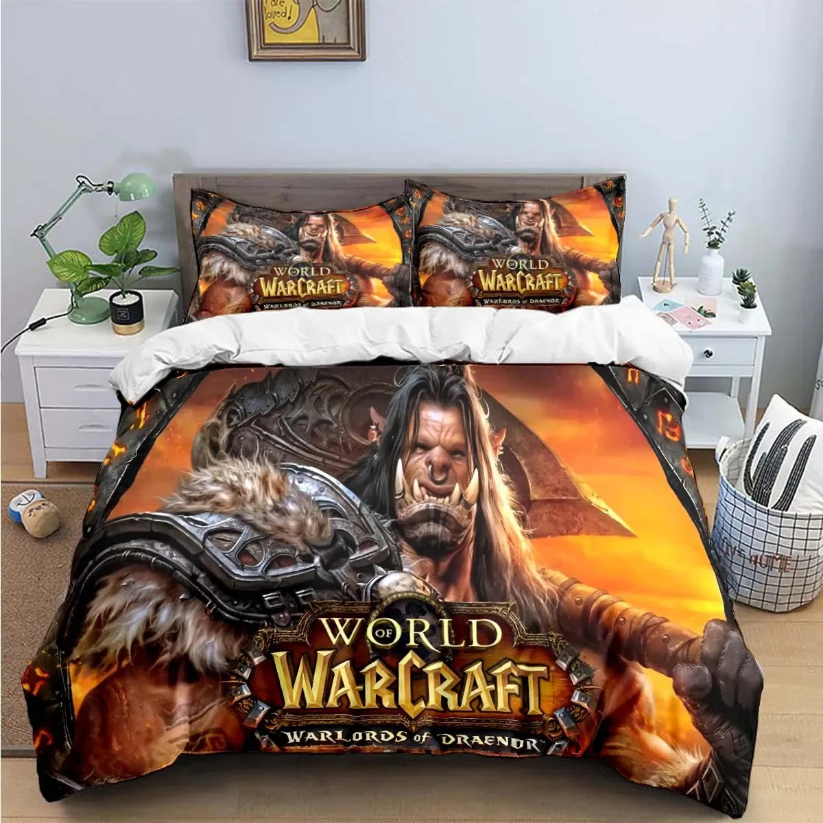 Hot Fashion 3D Game W-Warcraft Print Bedding Sets Bed Supplies