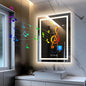 Lighted Bathroom Mirror w/ Bluetooth Speaker Smart
