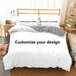 New Custom Bedding Set Customized 3D Printed Duvet Cover Sets with Pillowcase