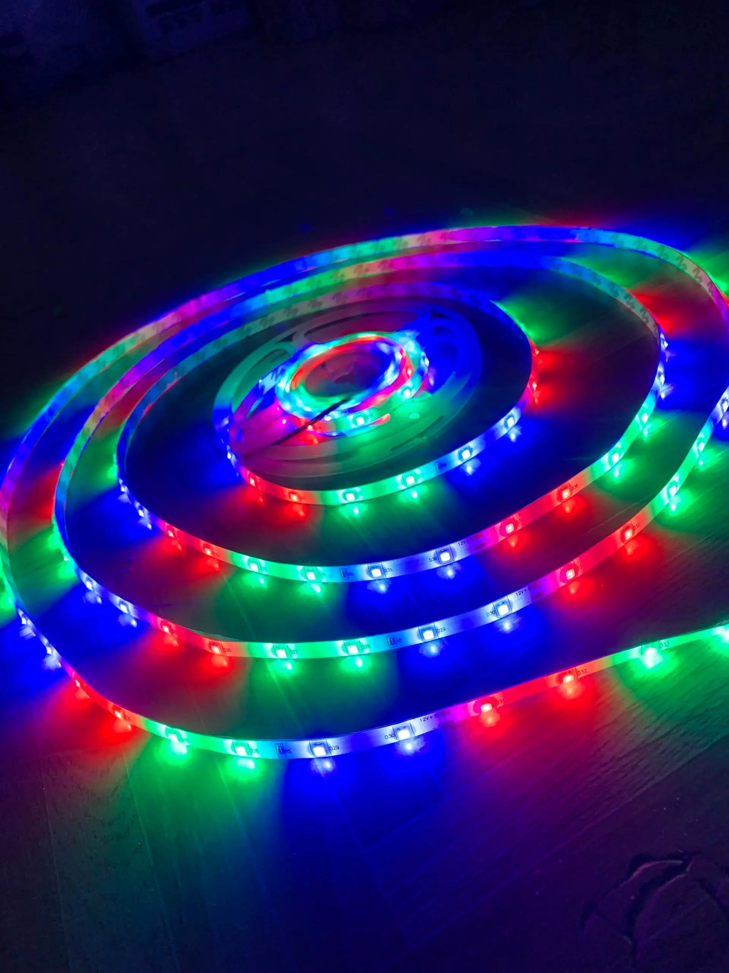 16ft/49ft/98ft/196ft Long LED Strip Lights - Color-Changing RGB Music Sync LED Rope Lights