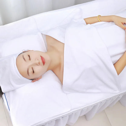 3Pcs Beauty Salon Fiber Towel Set Turban+ Towel + Pillow Cover Towels
