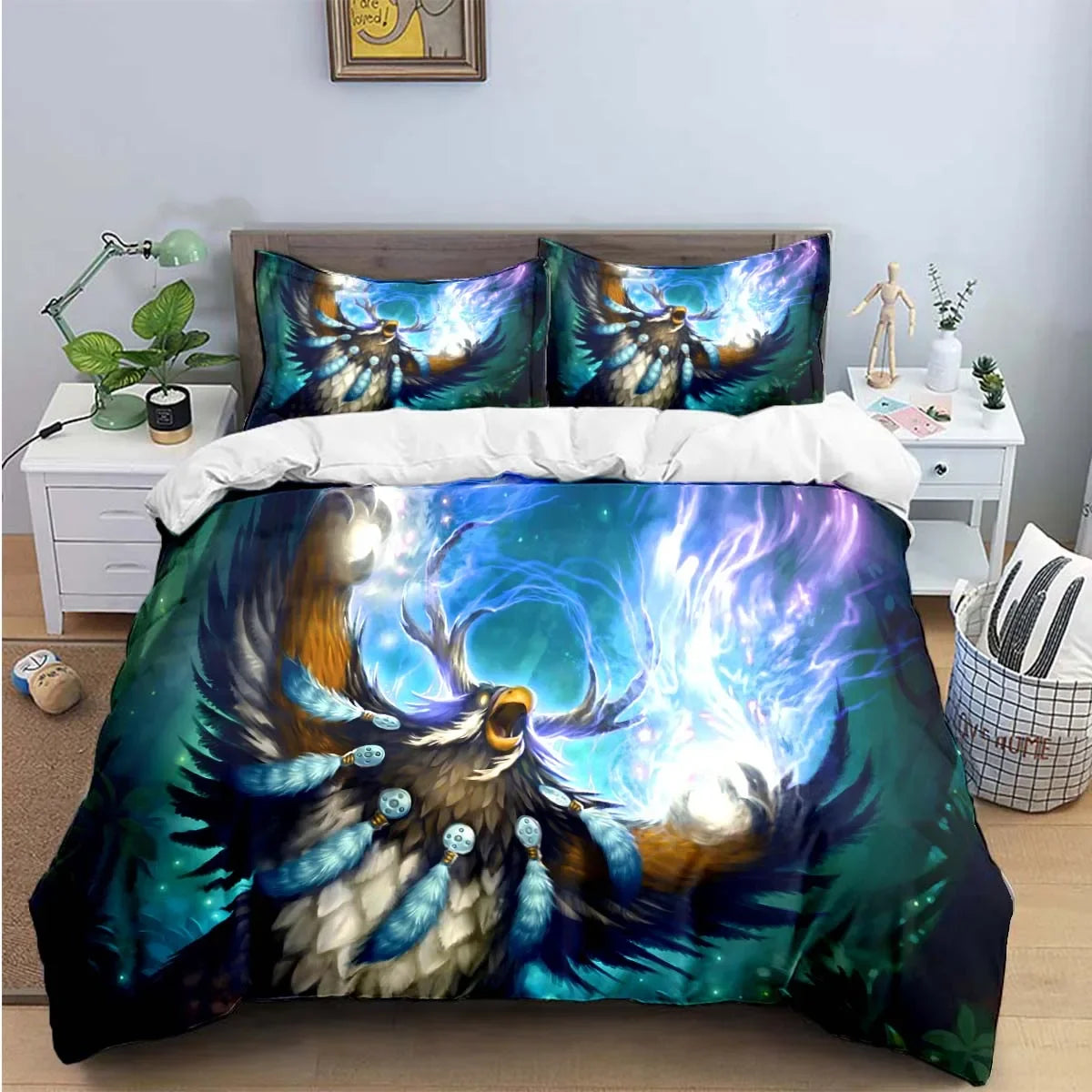Hot Fashion 3D Game W-Warcraft Print Bedding Sets Bed Supplies