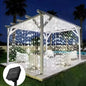Outdoor Solar Curtain Light 3x3M 300Leds Holiday Decorations Garland
