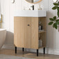 21.6" Bathroom Vanity with Single Sink, Standing Cabinet W /  Side Storage