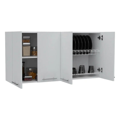 120" Four Door Wall Cabinet