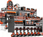 Heavy-Duty 3-Layer Wall-Mounted Mechanic Cart with 18 Drill Holders