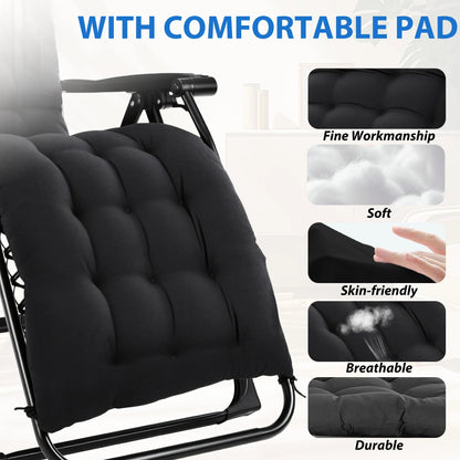 MCQ Zero Gravity Cushioned Lounge Chair